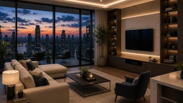 Apartment, Garden View | Living area