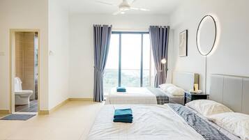 Studio, pemandangan gunung | Setrika/meja setrika dan Wi-Fi gratis