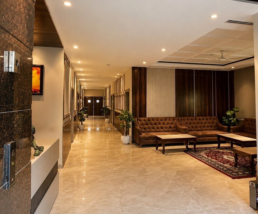 Sala de estar en el lobby