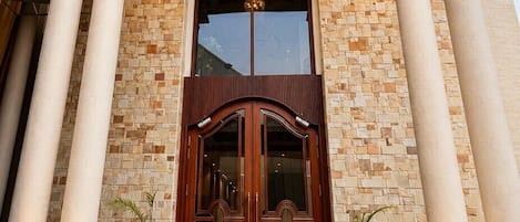 Entrada de la propiedad