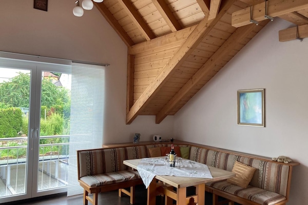 Gelbe Bereiche gehören zur Ferienwohnung