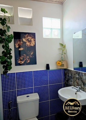 Bathroom - Cozy 3-BR house. 15 pax.  Fast WIFI. Near Iloilo airport.  Pet friendly (Zarraga)