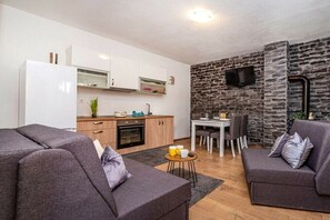 TV connectée, cheminée