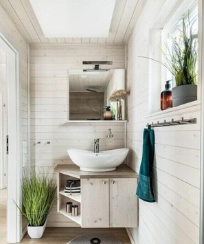 Bathroom - Holiday home in Kragenaes with terrace (Kragenaes)