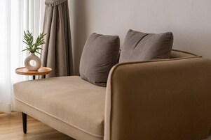Quarto duplo superior, vista para a cidade | Parte interna