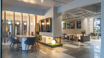 Sala de estar en el lobby