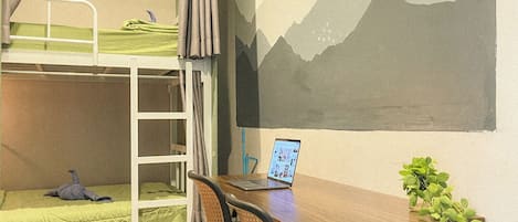 Standard Shared Dormitory, Women only, Non Smoking, Air conditioning | Premium bedding, memory foam beds, laptop workspace, blackout drapes