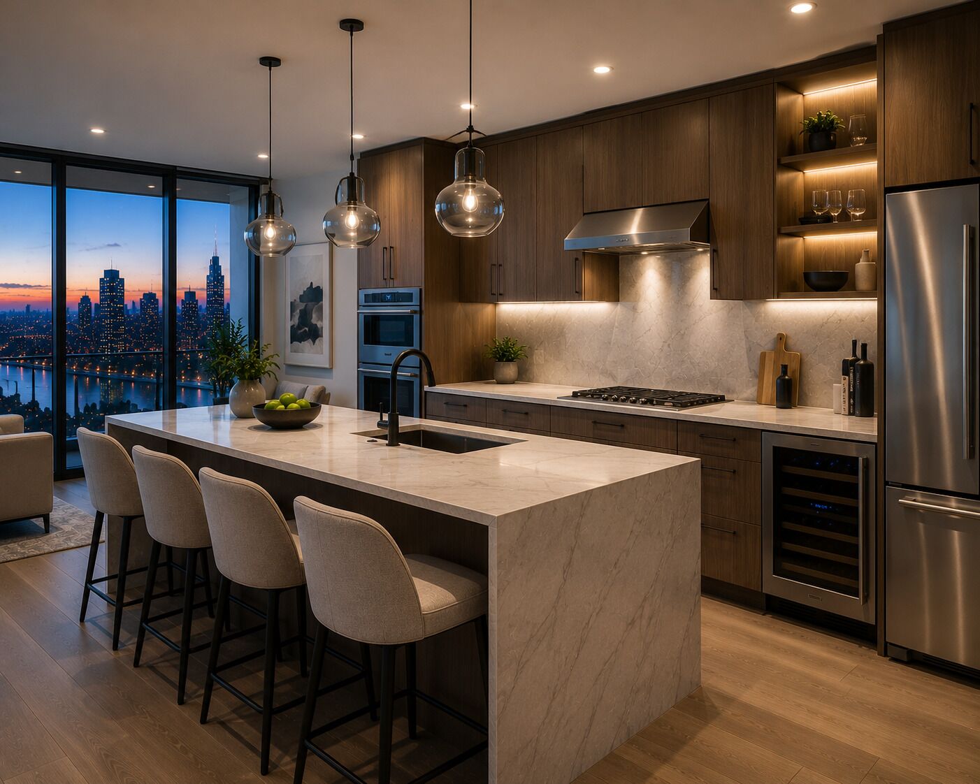 Apartment, City View | Dapur peribadi
