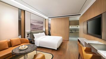 Luxury Room, City View | Desk, laptop workspace, free WiFi, bed sheets