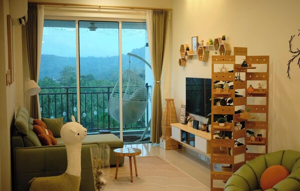 Living area - Trival Blessing Cottage Homestay @ Sri Indah Sandakan (Sandakan)