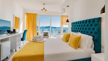 Superior-Suite, Balkon, Strandnähe | Schallisolierte Zimmer, Bügeleisen/Bügelbrett, kostenloses WLAN