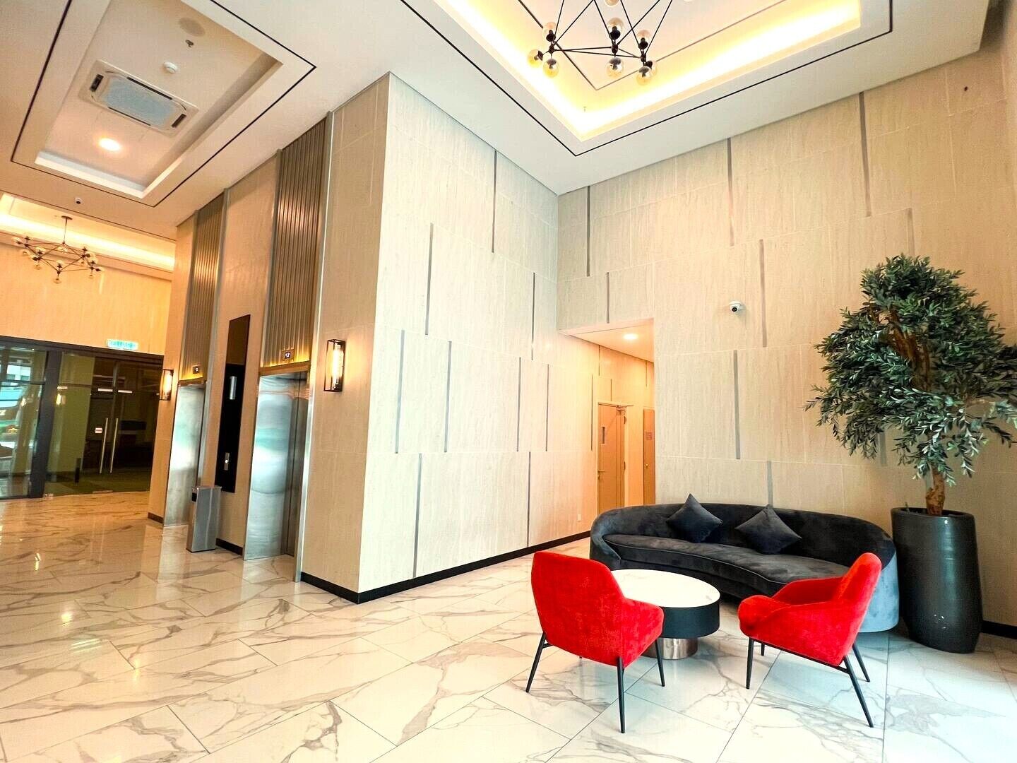 Lobby sitting area