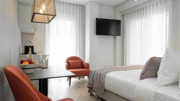 Deluxe-Studiosuite, Balkon, Stadtblick