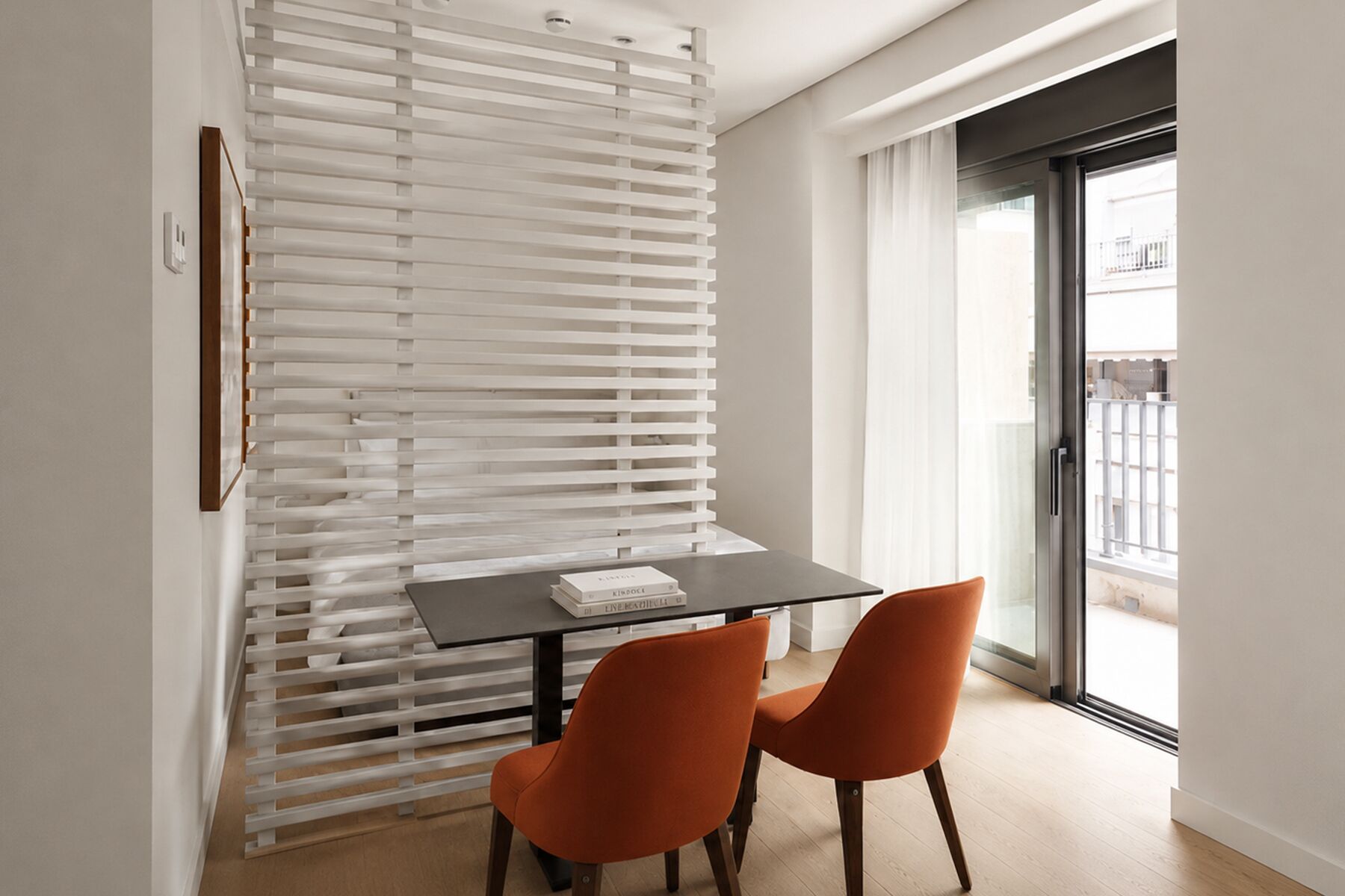 Suite monolocale Deluxe, balcone, vista città | Interni