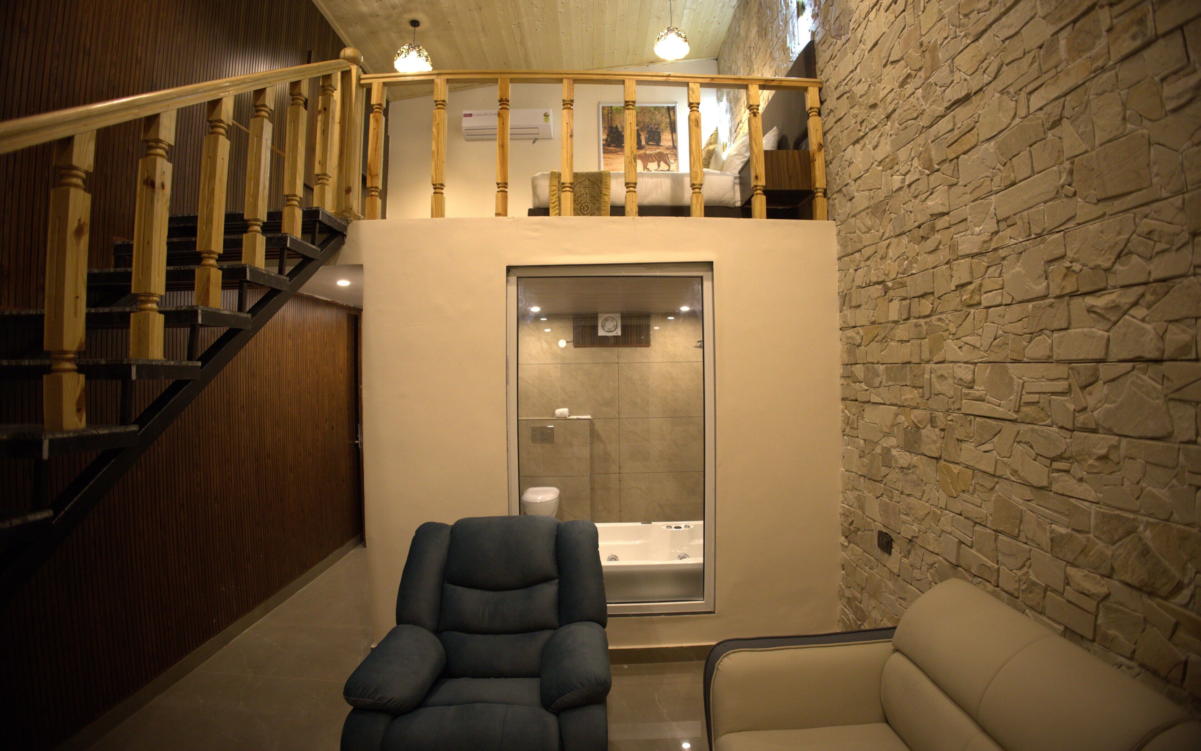 Presidential Duplex, Balcony, Garden View | Interior