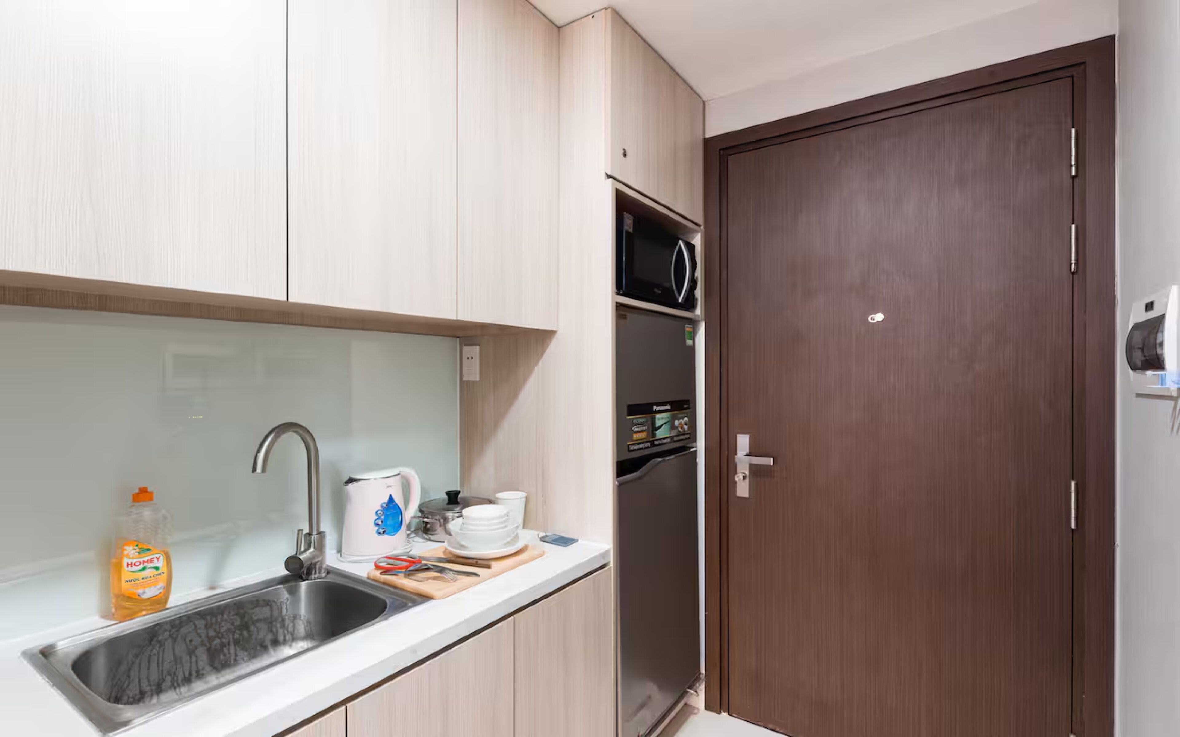 Standard-Apartment, Küche, Stadtblick | Eigene Küche