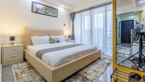 Deluxe Apartment, Balcony, City View - Elegant 1BR at Gatundu Heights - 1216 (Nairobi)