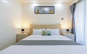 Deluxe-lejlighed - balkon - byudsigt | Arbejdsområde til bærbare computere, gratis Wi-Fi