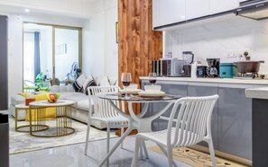 Deluxe Apartment, City View | Dining - Epic 1BR at Gold Park Homes - D1304 (Nairobi)