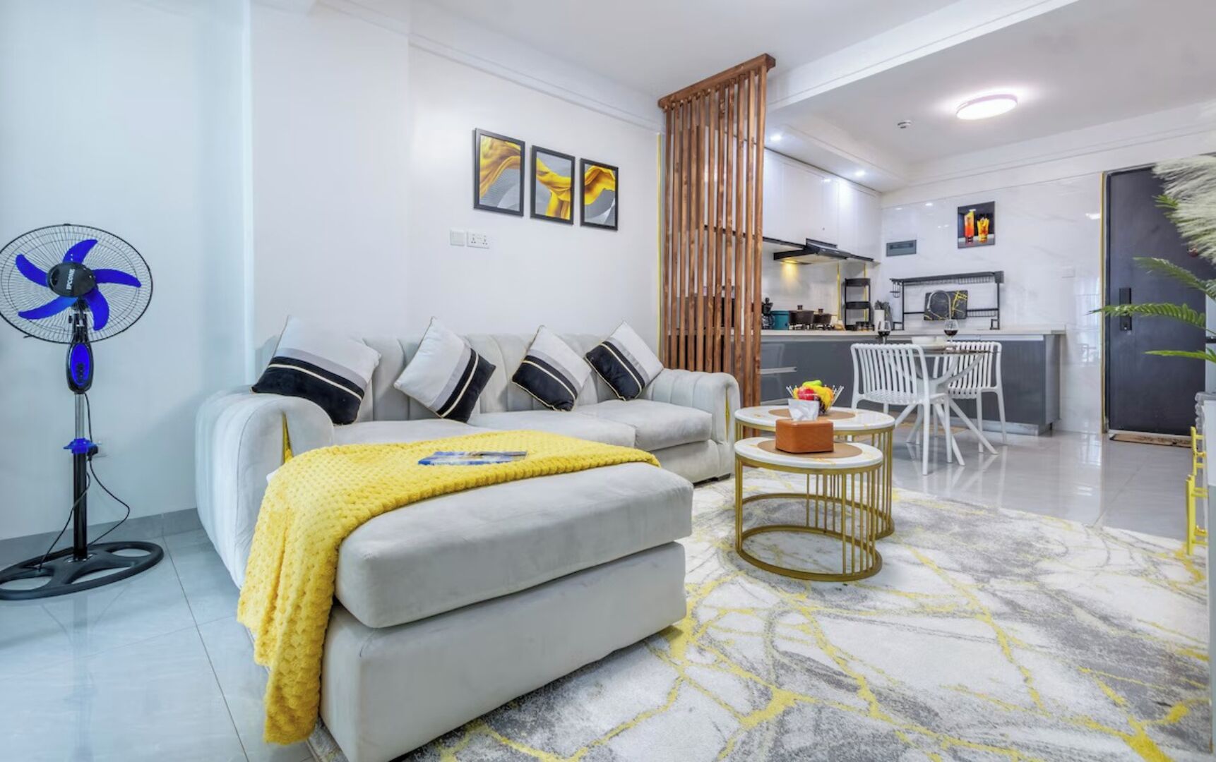 Deluxe-Apartment, Stadtblick | Wohnbereich