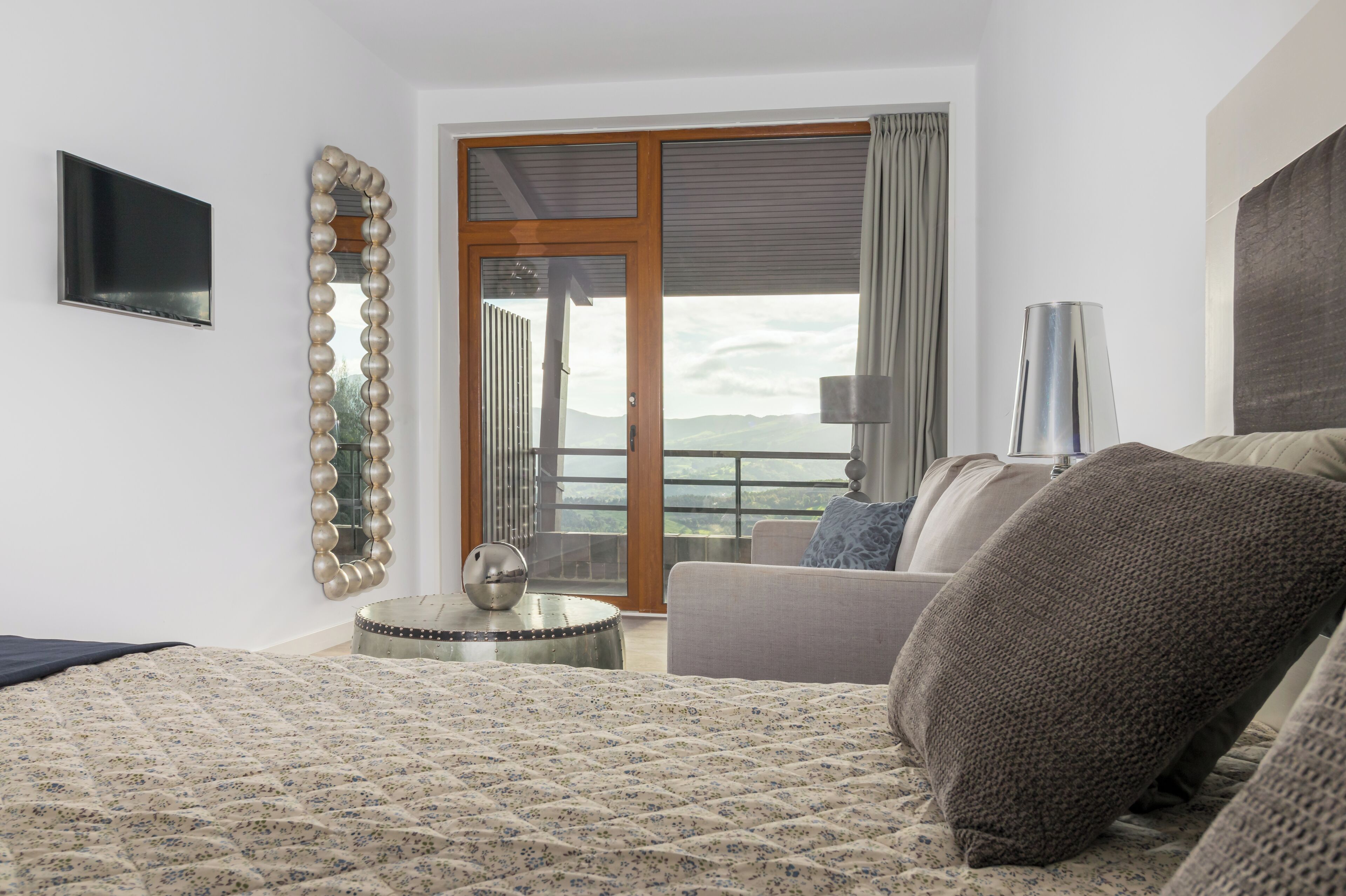 Basic Suite, Mountain View | Down duvets, in-room safe, individually decorated