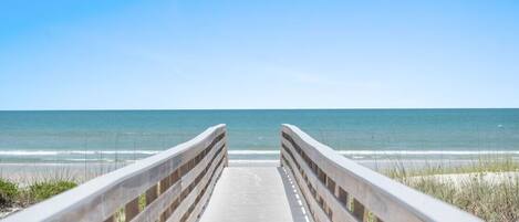Beach nearby, beach towels