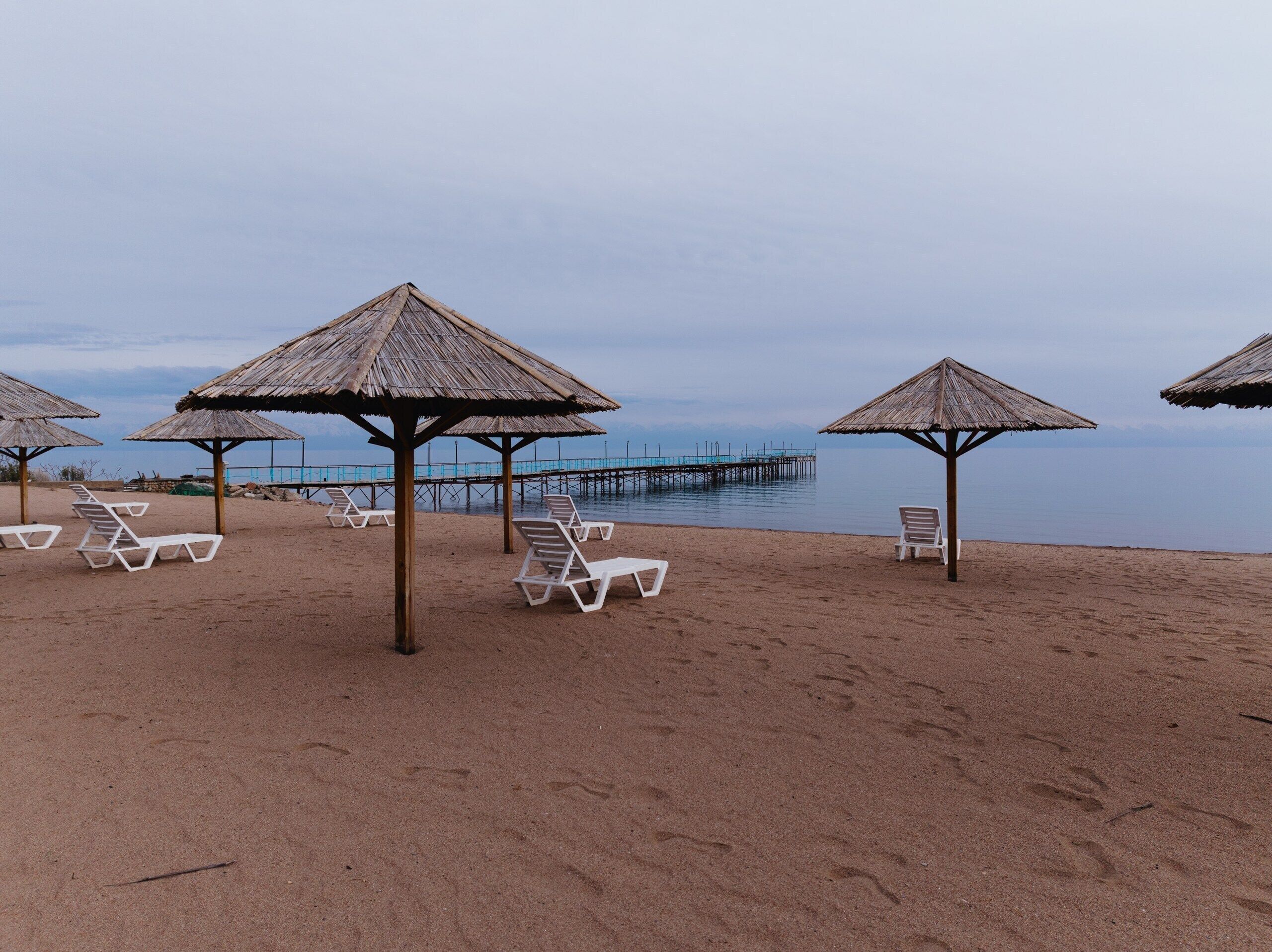 Private beach