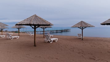 Private beach