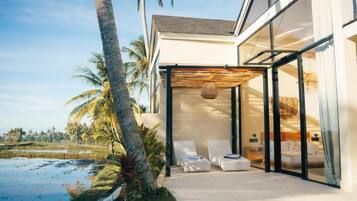 Luxury Villa, Patio, Garden View | Terrace/patio