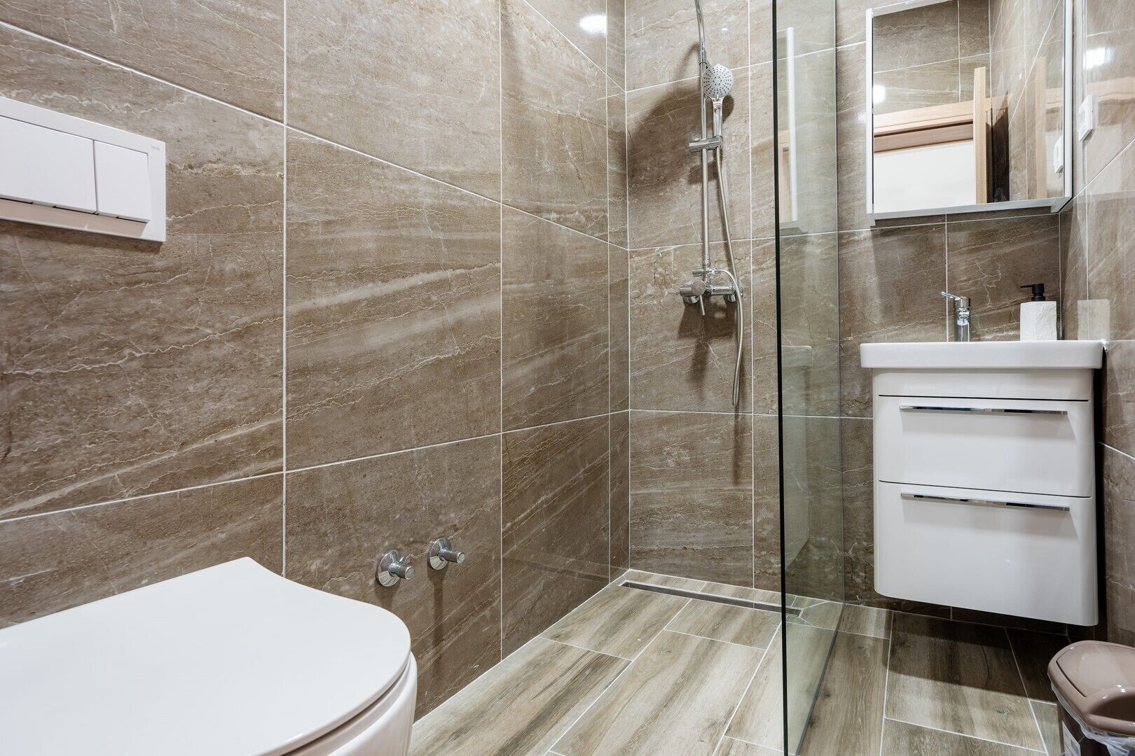Dusche, Handtücher