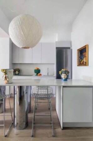 Dining - Historic Design Apartment with Private Garden Oasis (Madrid)