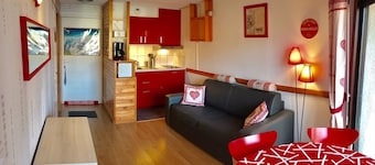 Renovated T2 apartment at the foot of the Pla d'Adet slopes