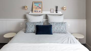 Habitación doble Confort, vista al jardín | Ropa de cama de alta calidad y camas Select Comfort
