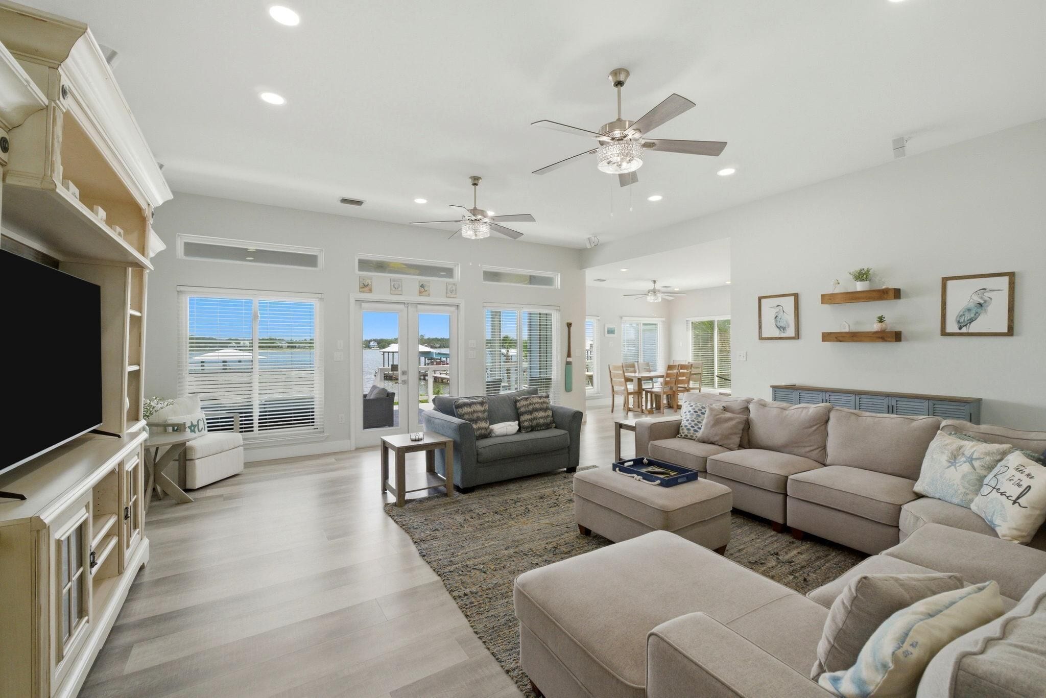 Ferienhaus, Mehrere Betten (The Doc Beach House) | Wohnbereich