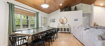 Spacious 4-Bedroom Cabin with Theater, Game Room, Fireplaces & Year-Round Views