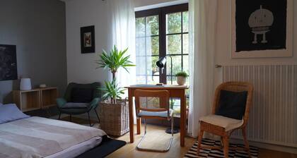 Vacation apartment with flair and terrace with a view of the flower and herb garden