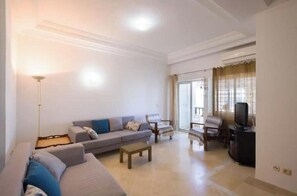 Living area - Apartment with Terrace SEA VIEW (Tunis Governorate)