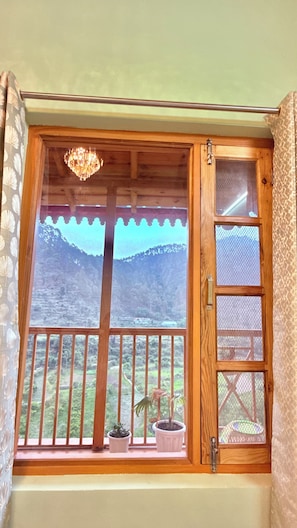 Chambre luxueuse double, vue sur la montagne | Vue sur la montagne