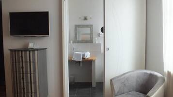Doppia Comfort, aria condizionata, vista città | Interni