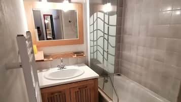 Shower, hair dryer