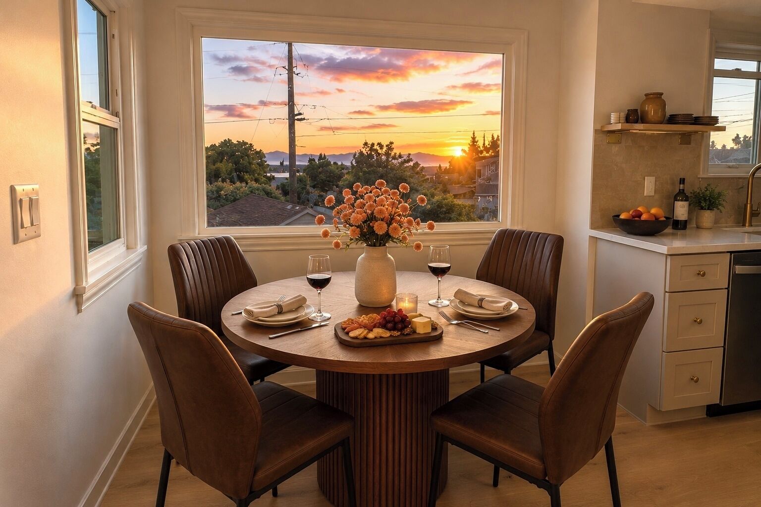 Dining. Sunset Views over Puget Sound | 4BR West Seattle