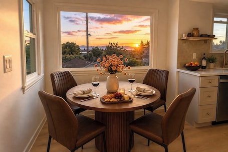 Dining. Sunset Views over Puget Sound | 4BR West Seattle