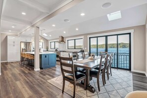 Dining - Waterfront Retreat - Hot Tub, Fireplace, Pier (hoodsport)