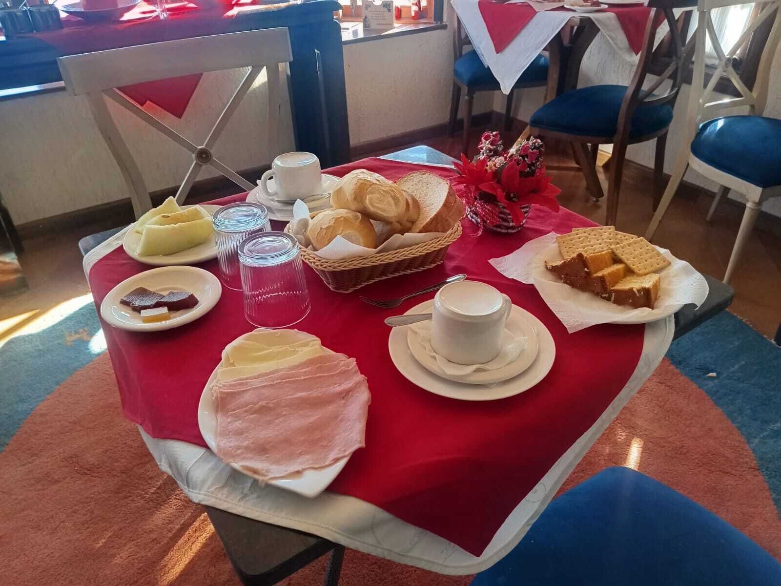 Free daily self-service breakfast 