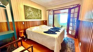 Quarto casal, vista para a montanha | Wi-Fi de cortesia