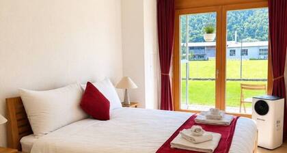 Waterfall 3BR Garden Apt near Interlaken • AC by SwissDreamLiving