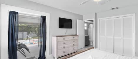 4 habitaciones, internet y ropa de cama
