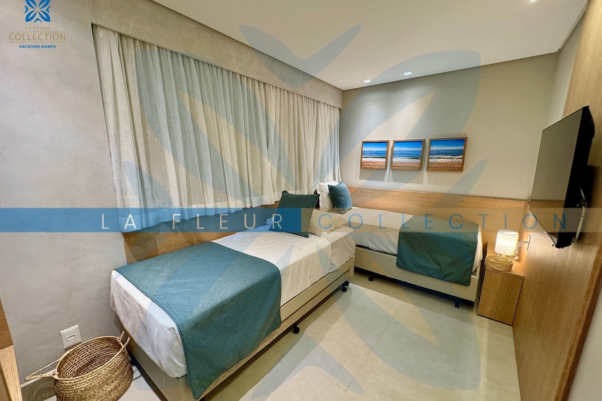 Departamento de lujo | Ropa de cama de alta calidad, camas con pillow-top y minibar