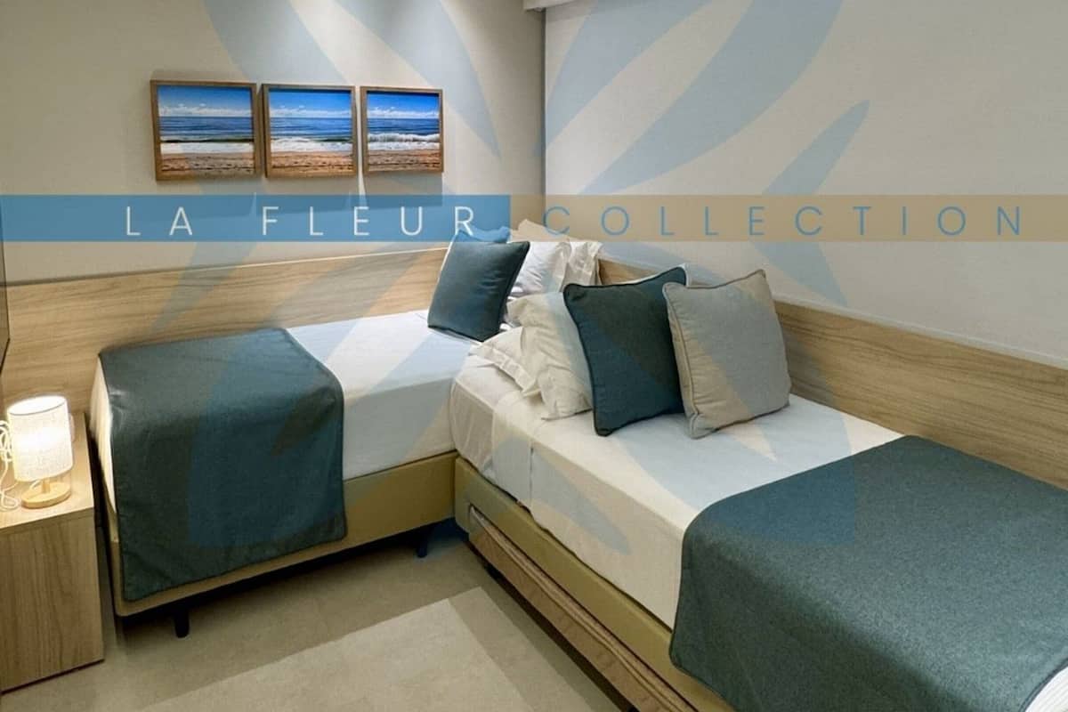 Departamento de lujo | Ropa de cama de alta calidad, camas con pillow-top y minibar
