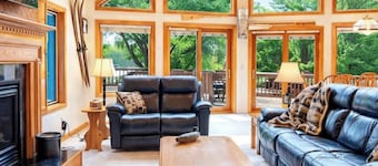 Dog-Friendly Lakefront Escape: Dock, Firepit, Game